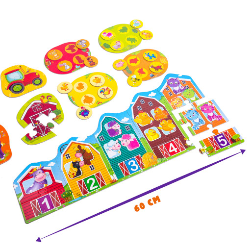 Розвиваючий набір 3 в 1 «Ферма»