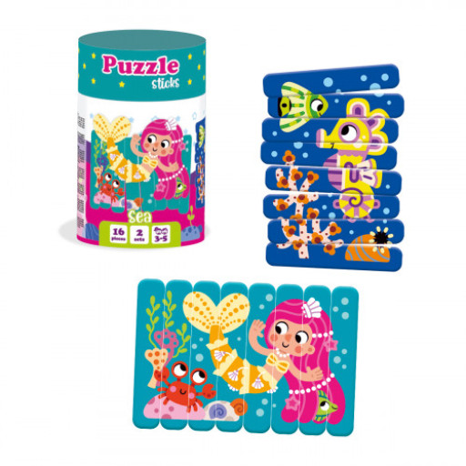 Пазли-палички «Морські мешканці»
